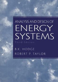 Paperback Analysis and Design of Energy Systems Book