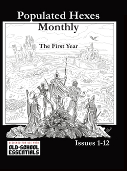 Hardcover Populated Hexes Year One Book