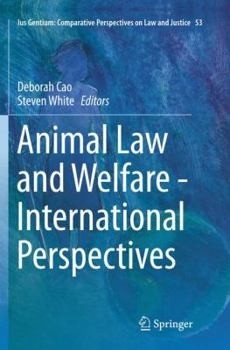 Paperback Animal Law and Welfare - International Perspectives Book