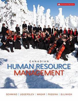 Paperback Canadian Human Resource Management Book