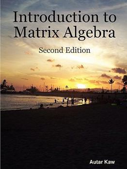 Paperback Introduction to Matrix Algebra Book