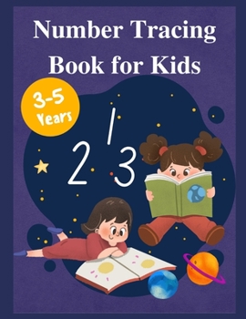 Paperback Number Tracing Book for Kids 1-10 with Multiple Pages for Practise Ages 3-5 Book