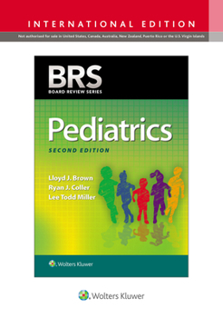Paperback BRS Pediatrics (Board Review Series) Book