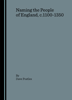 Naming the People of England, c.1100-1350