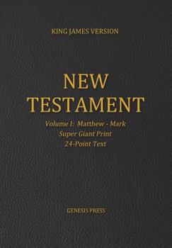 Paperback New Testament, Super Giant Print, Volume I [Large Print] Book