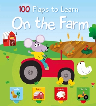 Board book 100 Flaps to Learn - On the Farm Book