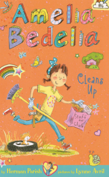 Library Binding Amelia Bedelia Cleans Up Book