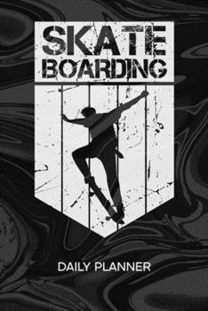 DAILY PLANNER WEEKLY CALENDAR: Skater Organizer Undated - Blank 52 Weeks Monday to Sunday -120 Pages- Skatepark Notebook Journal Retro Skateboard - ... To-Do List for Skater & Skateboard Lover