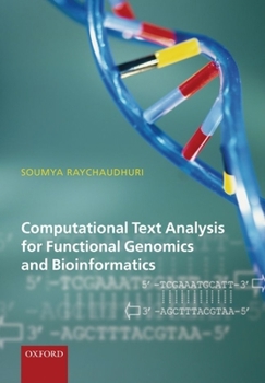 Paperback Computational Text Analysis: For Functional Genomics and Bioinformatics Book