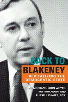 Paperback Back to Blakeney: Revitalizing the Democratic State Book