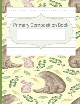 Paperback Primary Composition Book: Story Space & Dotted Mid-Line Notebook, Blank Handwriting & Sketch Notebook, Draw & Write Notebook, For Primary, Kinde Book