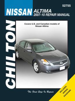 Paperback Chilton Nissan Altima 2007-10 Repair Manual Book