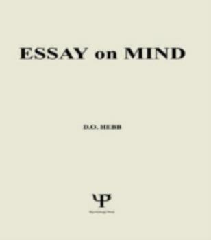 Hardcover Essay on Mind Book