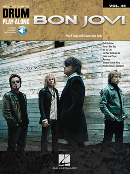 Misc. Bon Jovi - Drum Play-Along Vol. 45 Book/Online Audio [With Access Code] Book