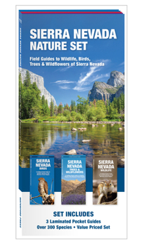 Misc. Sierra Nevada Nature Set: Field Guides to Wildlife, Birds, Trees & Wildflowers of Sierra Nevada Book