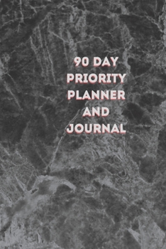 Paperback 90 Day Priority Planner and Journal Book