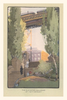 Paperback Vintage Journal The Elevated Railroad at 110th Street Book