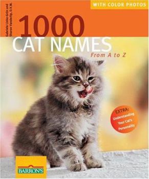 Paperback 1000 Cat Names: From A to Z Book