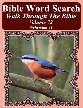 Paperback Bible Word Search Walk Through The Bible Volume 72: Nehemiah #1 Extra Large Print Book