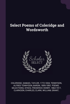 Paperback Select Poems of Coleridge and Wordsworth Book