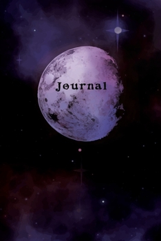 Paperback Galaxy Design Moon Journal: Moon Dairy / Notebook To Write In Book