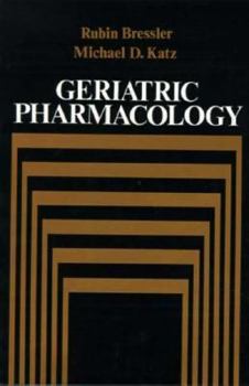 Paperback Geriatric Pharmacology Book