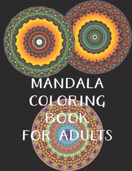 Paperback mandala coloring book for adults Book