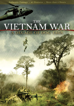 DVD The Vietnam War: A Decade of Dog Tags Book