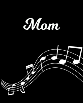 Mom: Sheet Music Note Manuscript Notebook Paper | Personalized Custom First Name Initial M | Musician Composer Instrument Composition Book | 12 Staves ... Guide | Create Compose & Write Creative Songs