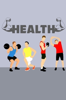 Health | Notebook: Crossfit gifts for men and women | Lined notebook/journal/logbook