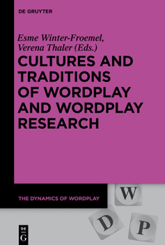 Hardcover Cultures and Traditions of Wordplay and Wordplay Research Book
