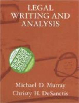 Paperback Legal Writing and Analysis [With Free Web Access] Book