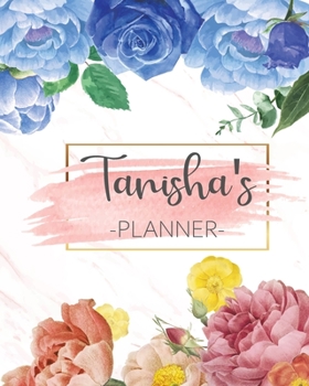 Paperback Tanisha's Planner: Monthly Planner 3 Years January - December 2020-2022 - Monthly View - Calendar Views Floral Cover - Sunday start Book