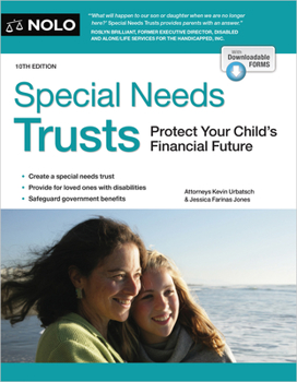 Paperback Special Needs Trusts: Protect Your Child's Financial Future Book