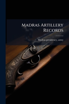 Paperback Madras Artillery Records [Afrikaans] Book