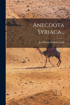 Paperback Anecdota Syriaca... [Latin] Book