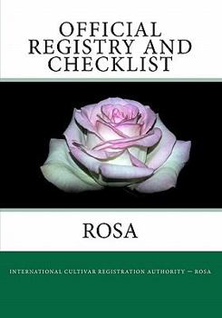 Paperback Official Registry And Checklist - Rosa Book
