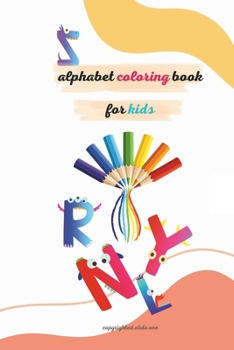 Paperback alphabet coloring book: for kids Book