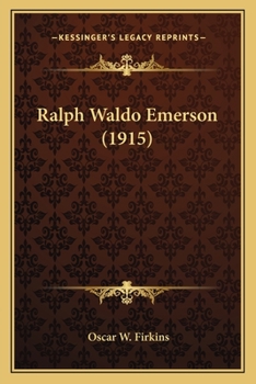 Paperback Ralph Waldo Emerson (1915) Book