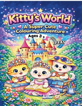 Paperback Kitty's World: A Super Cute Colouring Adventure Book