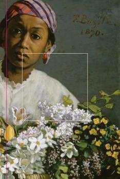 Paperback Journal: 6 X 9 Blank Lined Notebook, Fr?d?ric Bazille "Young Woman with Peonies," Beautiful Gift for Black Women, Art Lovers, S Book