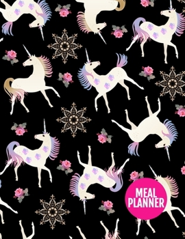 Meal Planner: Cute Track And Plan Your Meals Weekly - 52 Week Food Planner | Diary | Log | Journal | Calendar - Meal Prep And Planning Grocery List | ... 11 Inch | 110 Pages  - Cover Design BR 000239