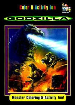 Paperback Godzilla: Monster Coloring, Puzzles, and Codes! Book