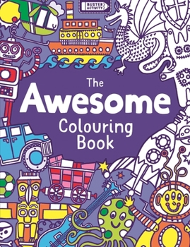 Paperback The Awesome Colouring Book