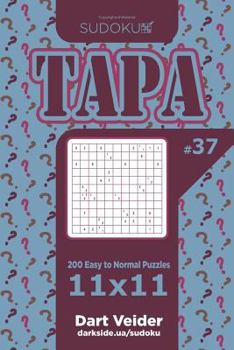 Paperback Sudoku Tapa - 200 Easy to Normal Puzzles 11x11 (Volume 37) Book
