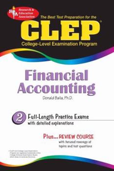 CLEP Financial Accounting - Book  of the REA CLEP Test Preps