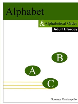 Paperback Alphabet And Alphabetical Order Book