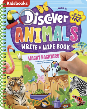 Spiral-bound Animals Discover Book