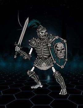 Paperback Skeleton Warrior Composition Notebook Book