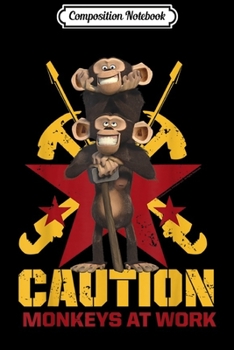 Composition Notebook: Madagascar Monkeys At Work Text Poster  Journal/Notebook Blank Lined Ruled 6x9 100 Pages